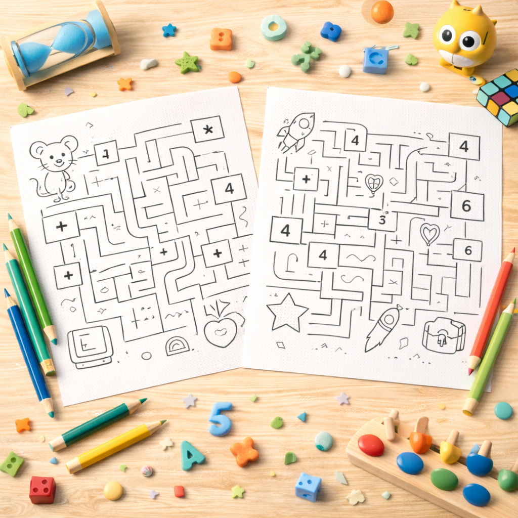 Pensamiento y Logica Visual > Laberintos Educativos