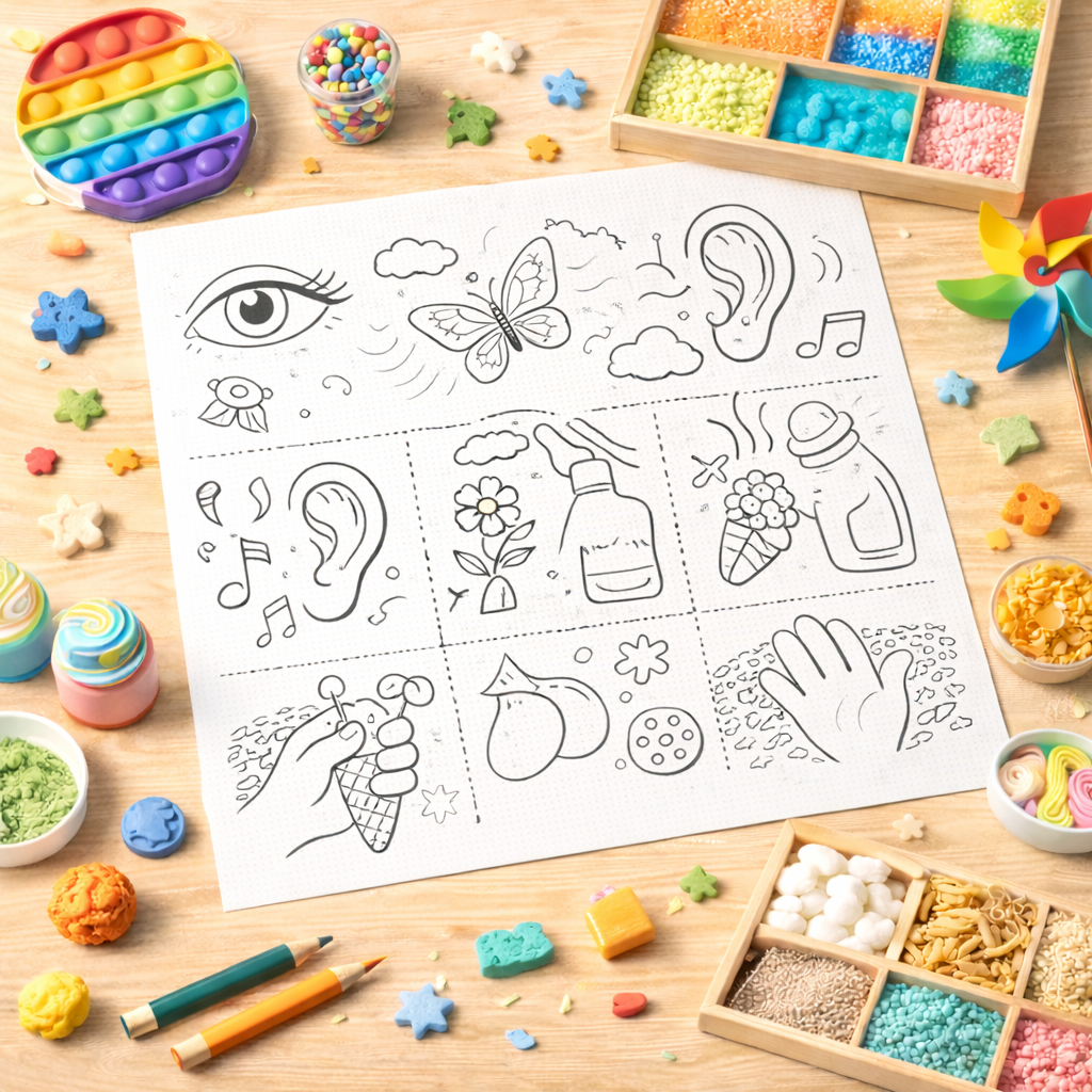 Exploracion Sensorial y Creatividad > Los Cinco Sentidos