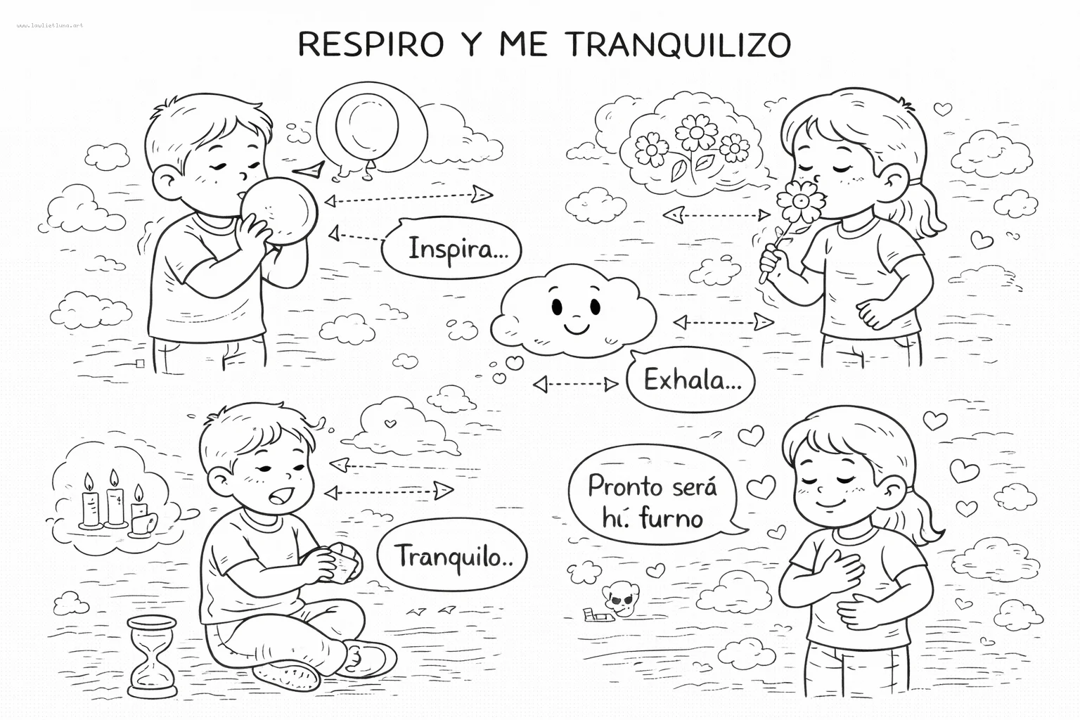 Respiro y me tranquilizo