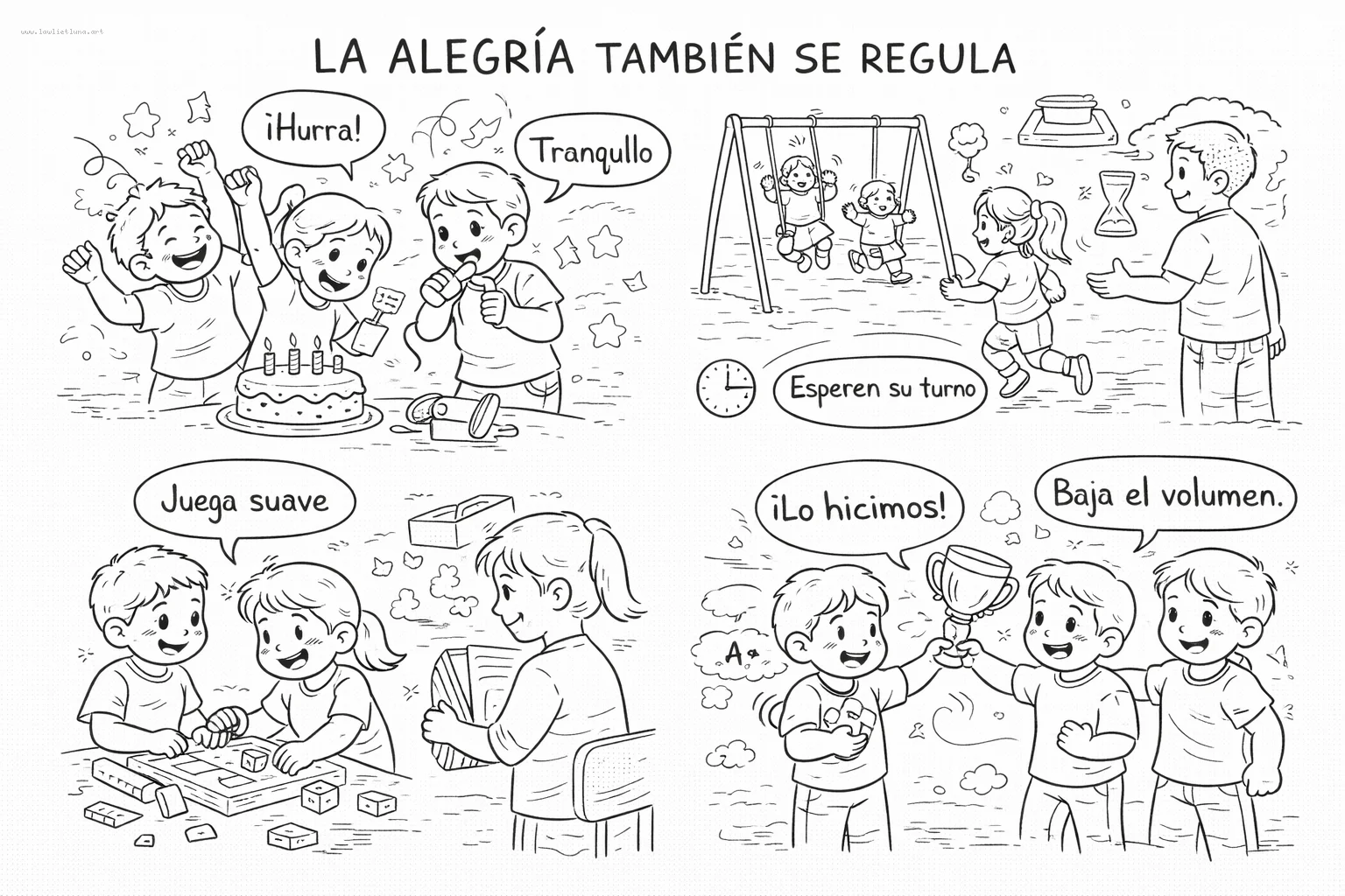 La alegria tambien se regula