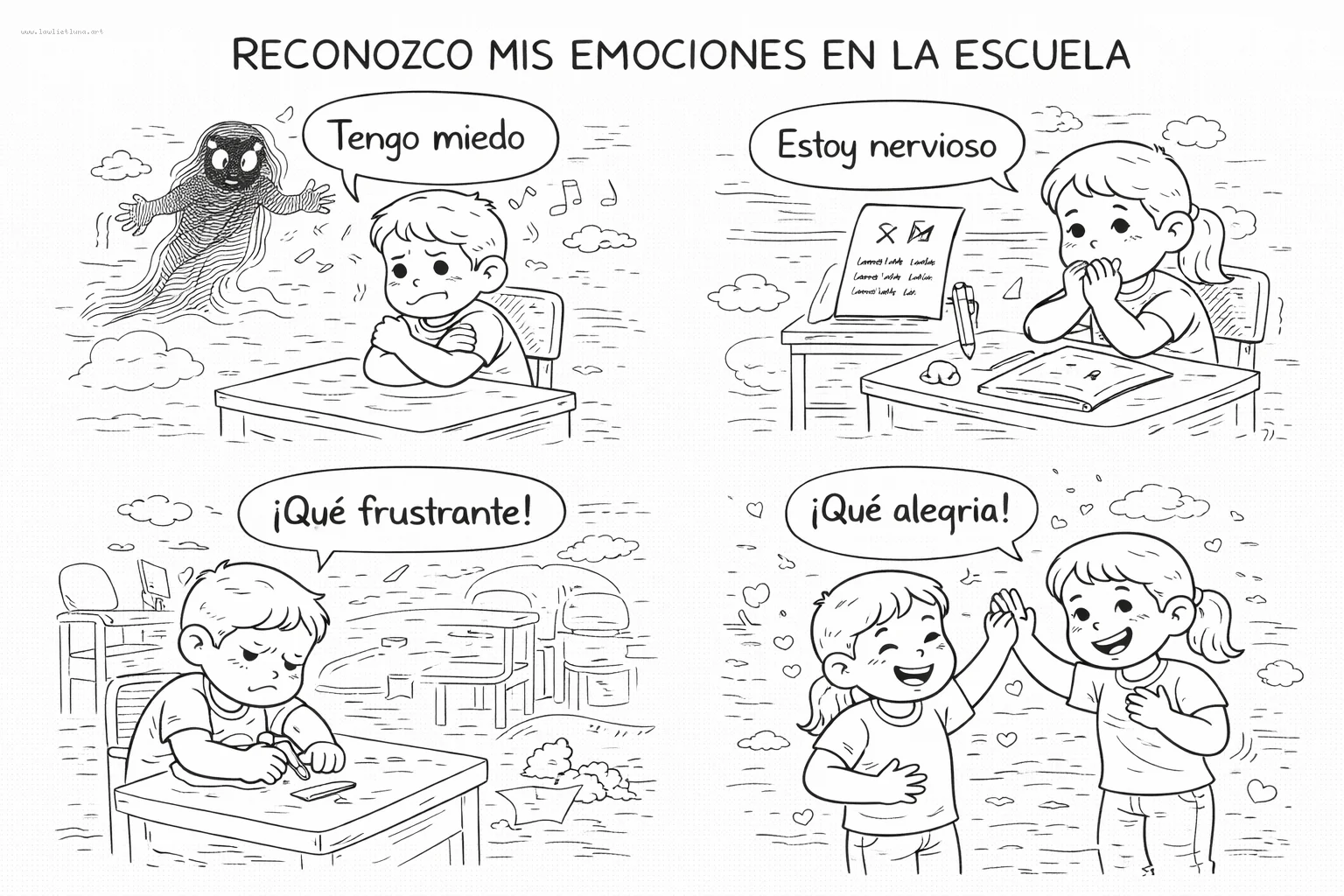 Reconozco mis emociones en la escuela
