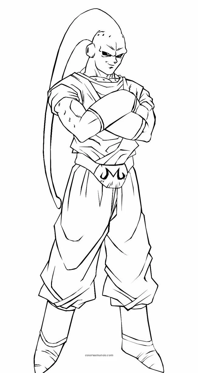 Dibujo para colorear: magin bo posando