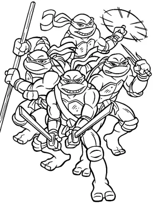2 tortujas ninjas