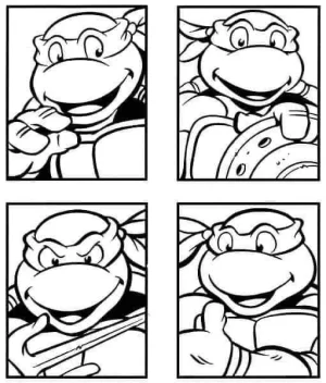 6 tortujas ninjas