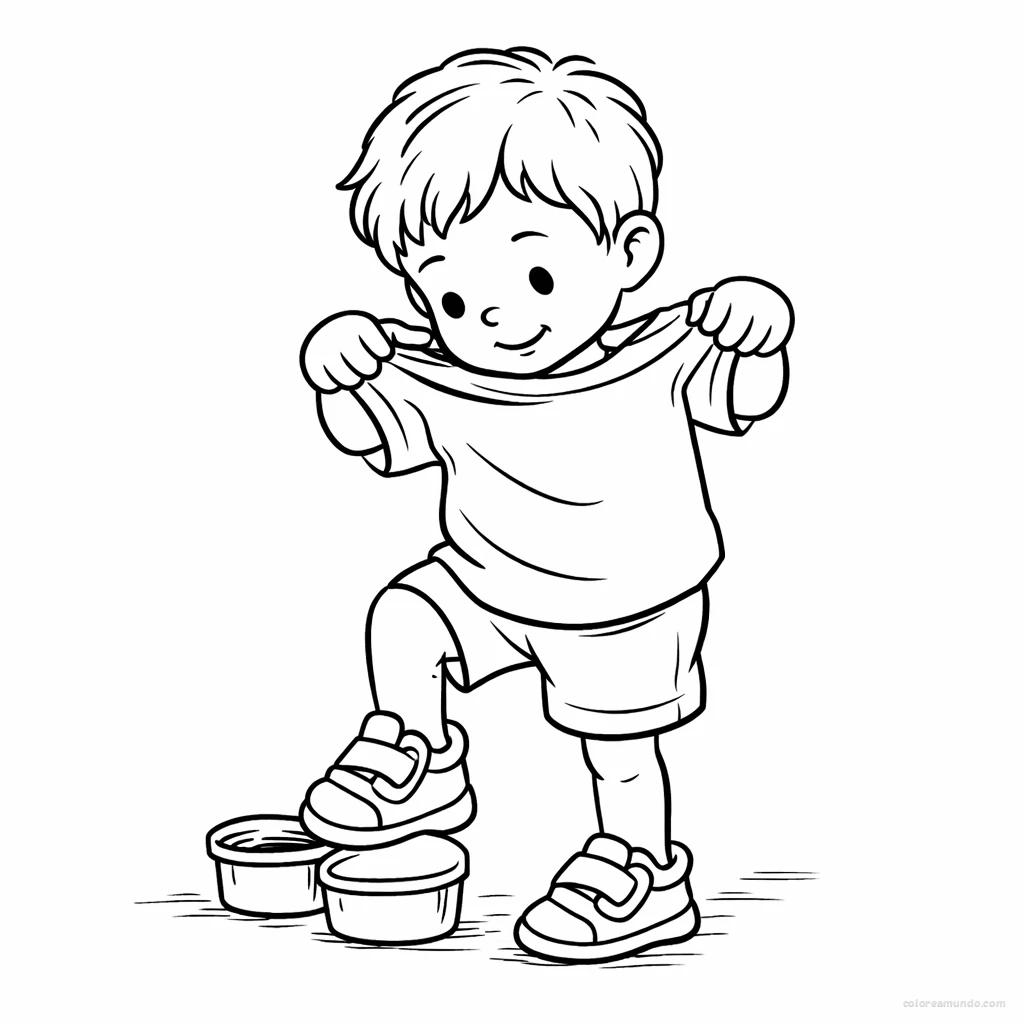 Me visto solo: rutina de autonomia diaria