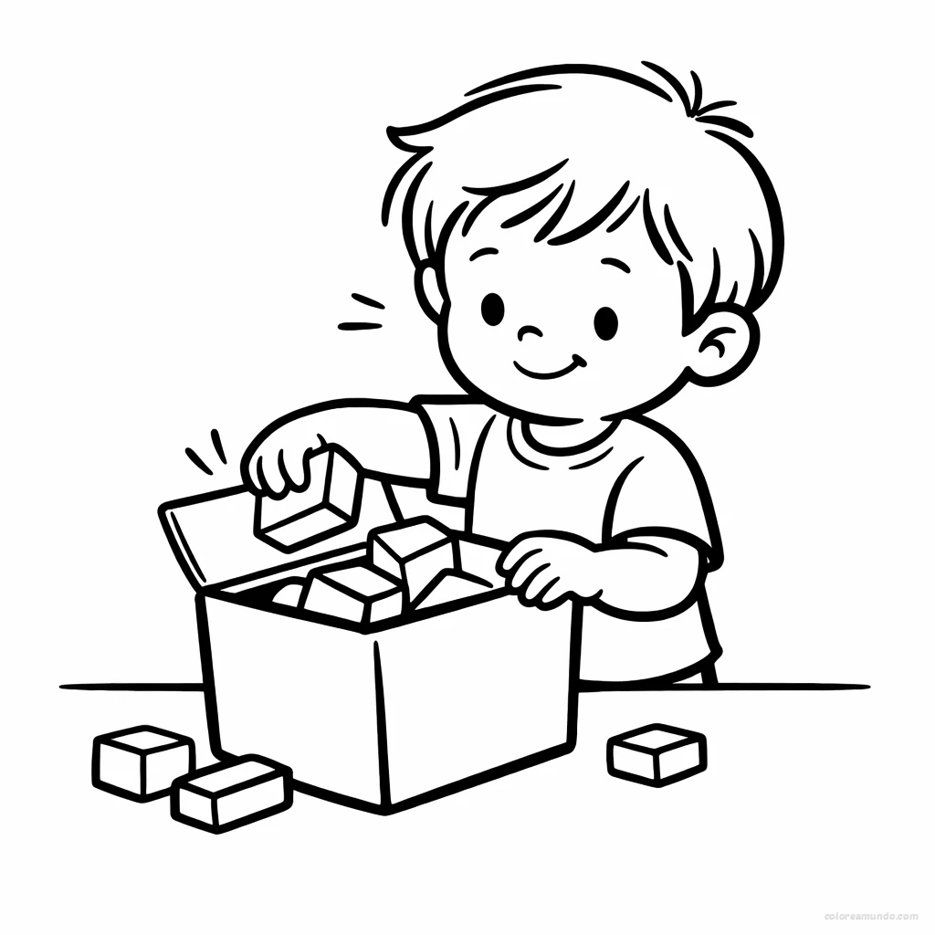 Guardo mis juguetes despues de jugar