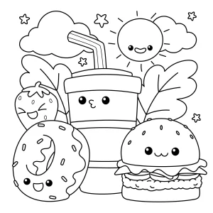 comida y bebidas, hamburguesas